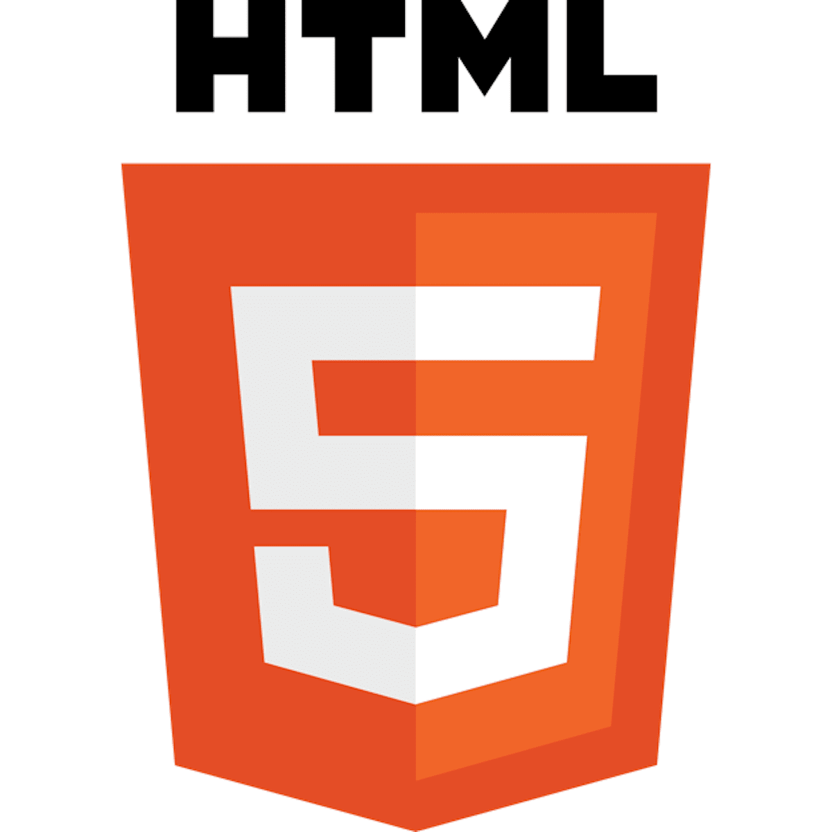  “html5 logo.”