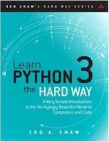 Learn Python the Hard Way book cover