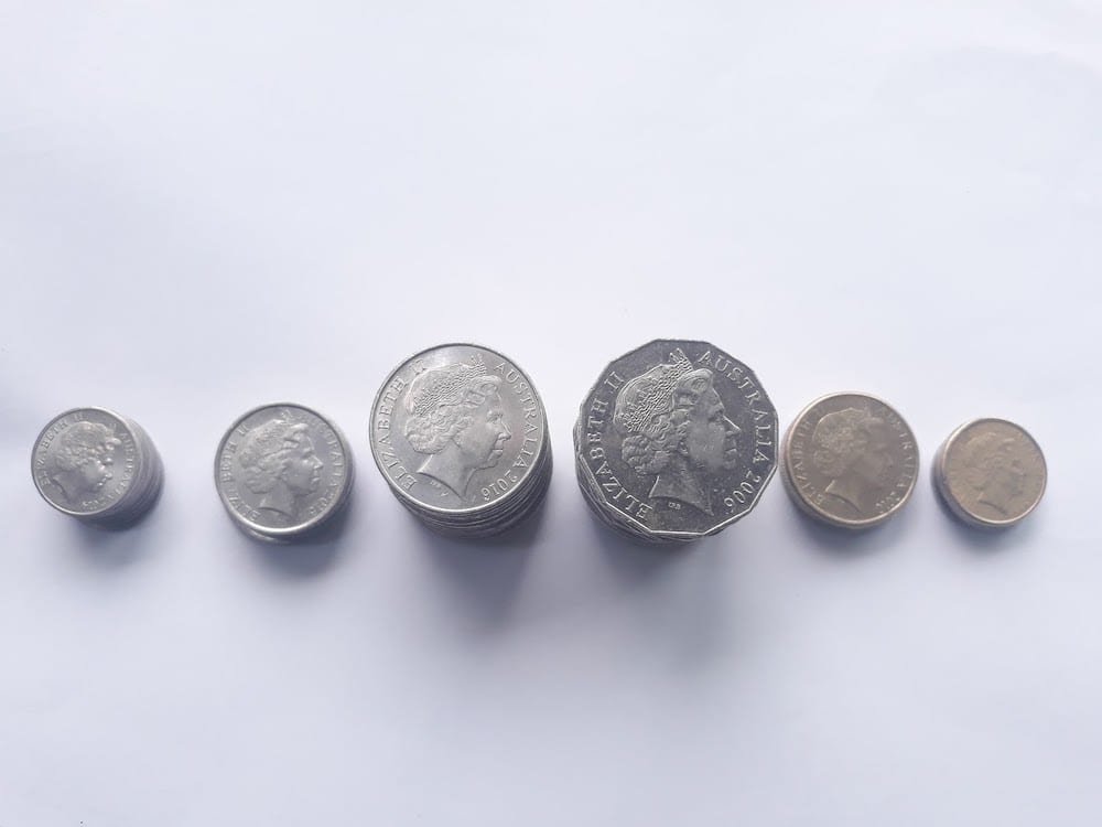  Image of stacked coins.