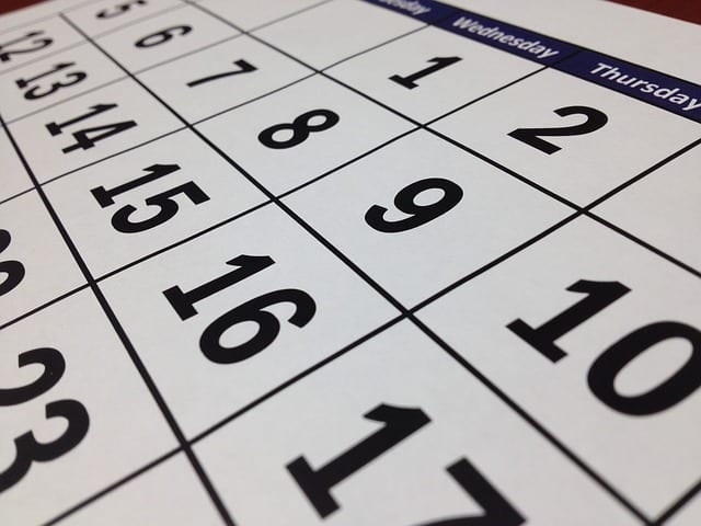 calendar, representing Temporary Expanded Public Service Loan Forgiveness (TEPSLF)