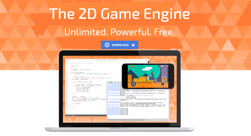 corona (free game engine)