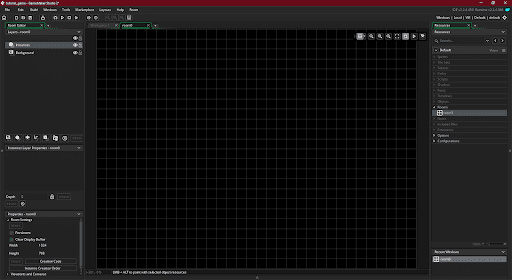 GameMaker Studio 2 Tutorial: GMS 2 Empty Room