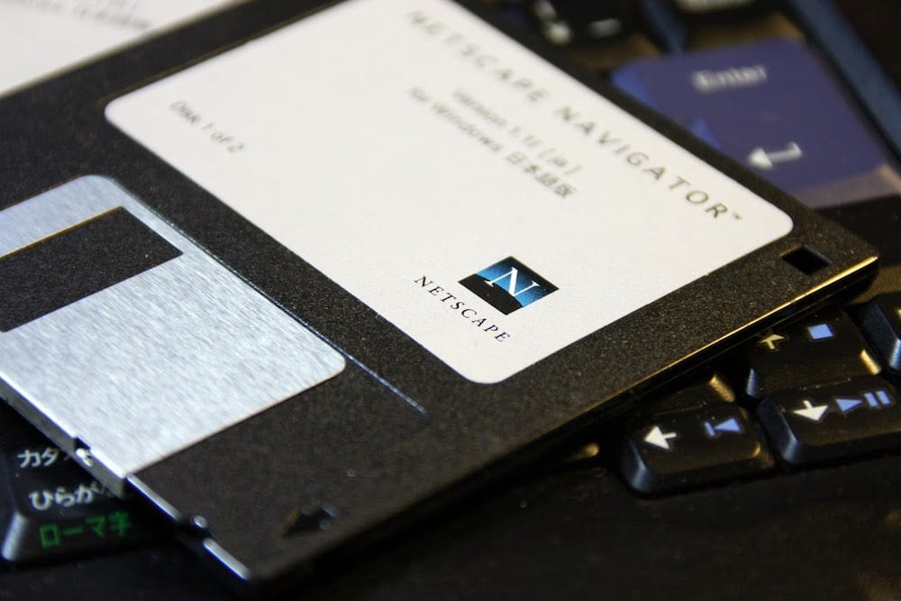 Floppy Disk Of Netscape Navigator