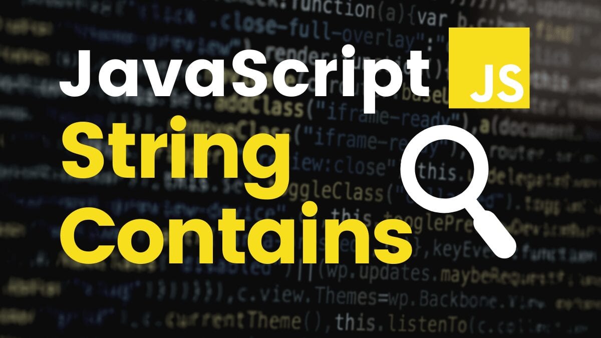 javascript if string contains