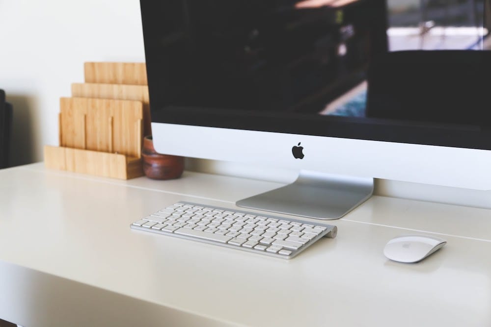 Desk Computer Imac Clean 7055