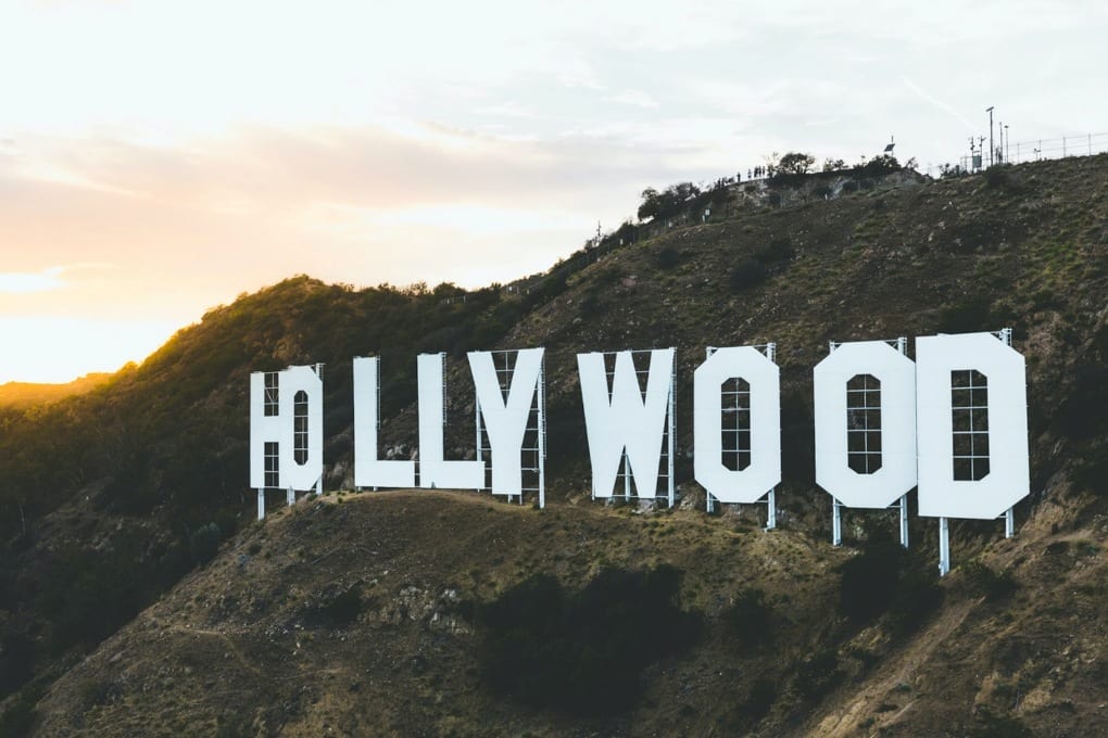 the Hollywood sign in Los Angeles