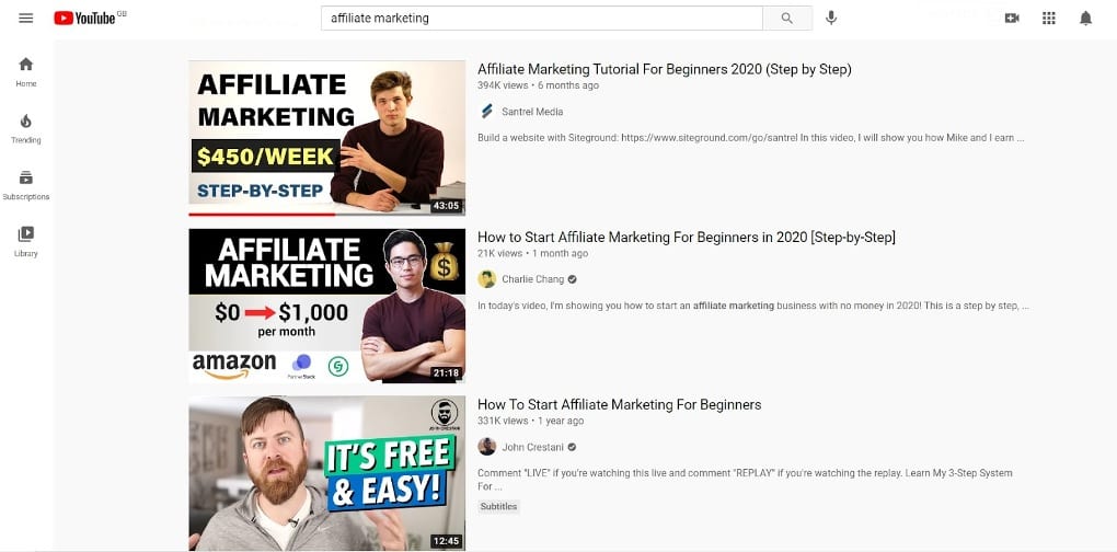 YouTube Affiliate Marketing