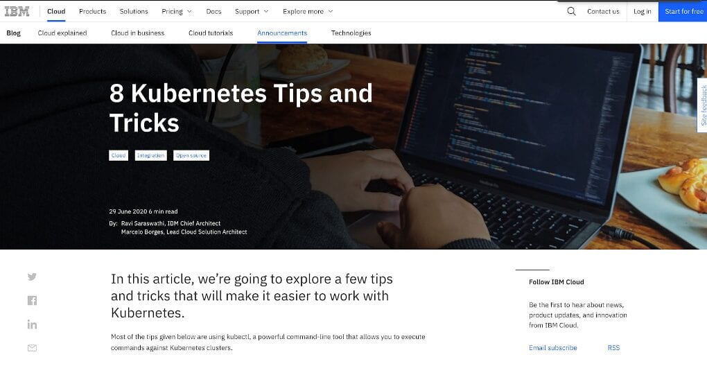 8 Kubernetes Tips and Tricks -- IBM