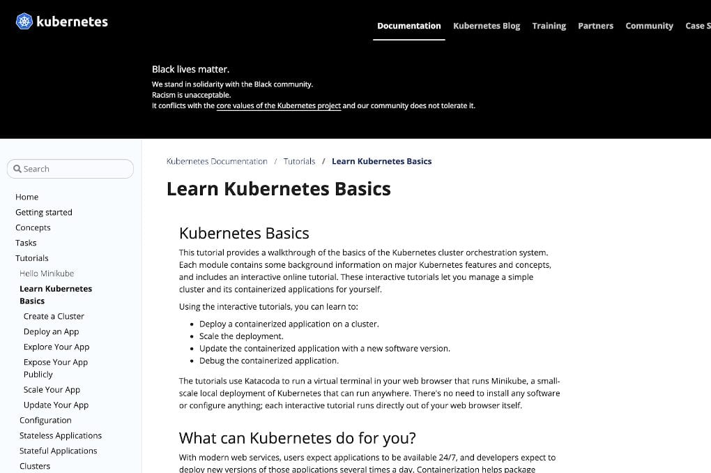 Learn Kubernetes Basics -- Kubernetes.io