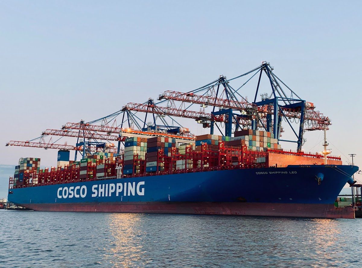 A cargo ship transporting multiple containers. The Best Transportation Companies in 2022