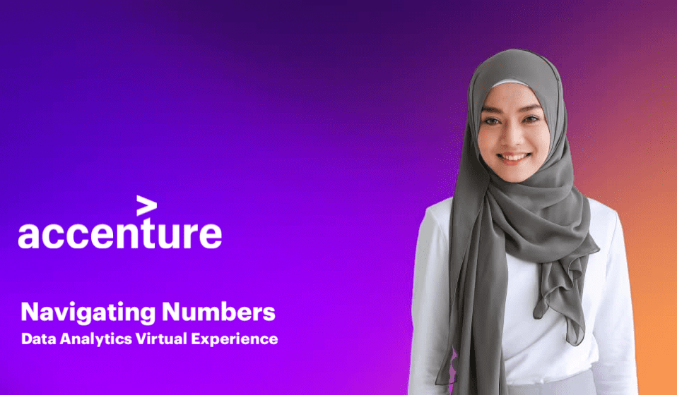 A program tile of Accenture North America Data Analytics Virtual Experience Program