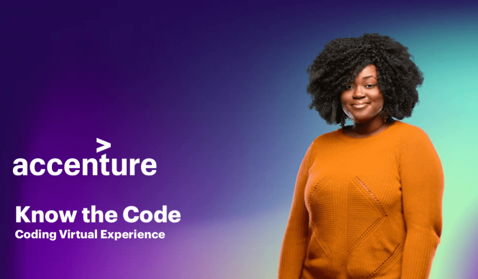 A program tile of Accenture Coding Virtual Experience