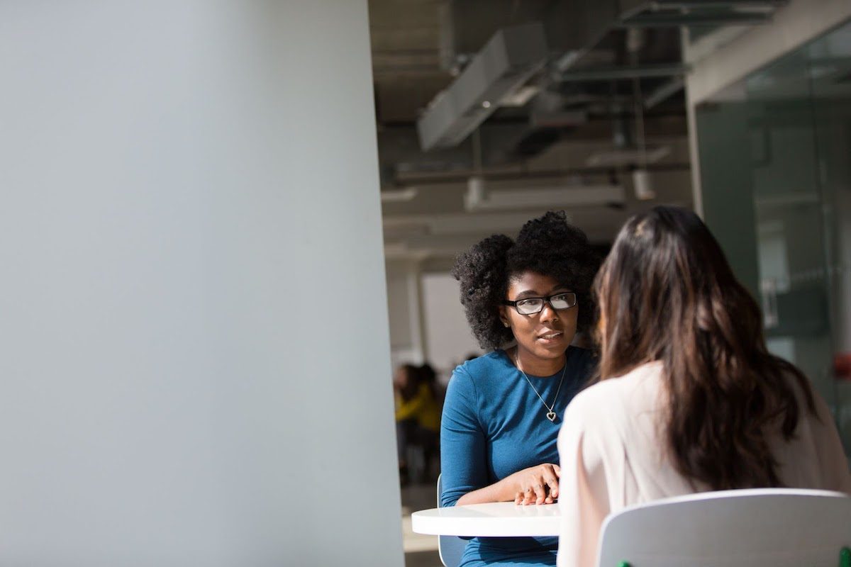 woman conducting a behavioral interview for a bootcamp