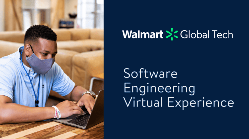A program tile of Walmart Global Tech’s Advanced Software Engineering Virtual Experience Program