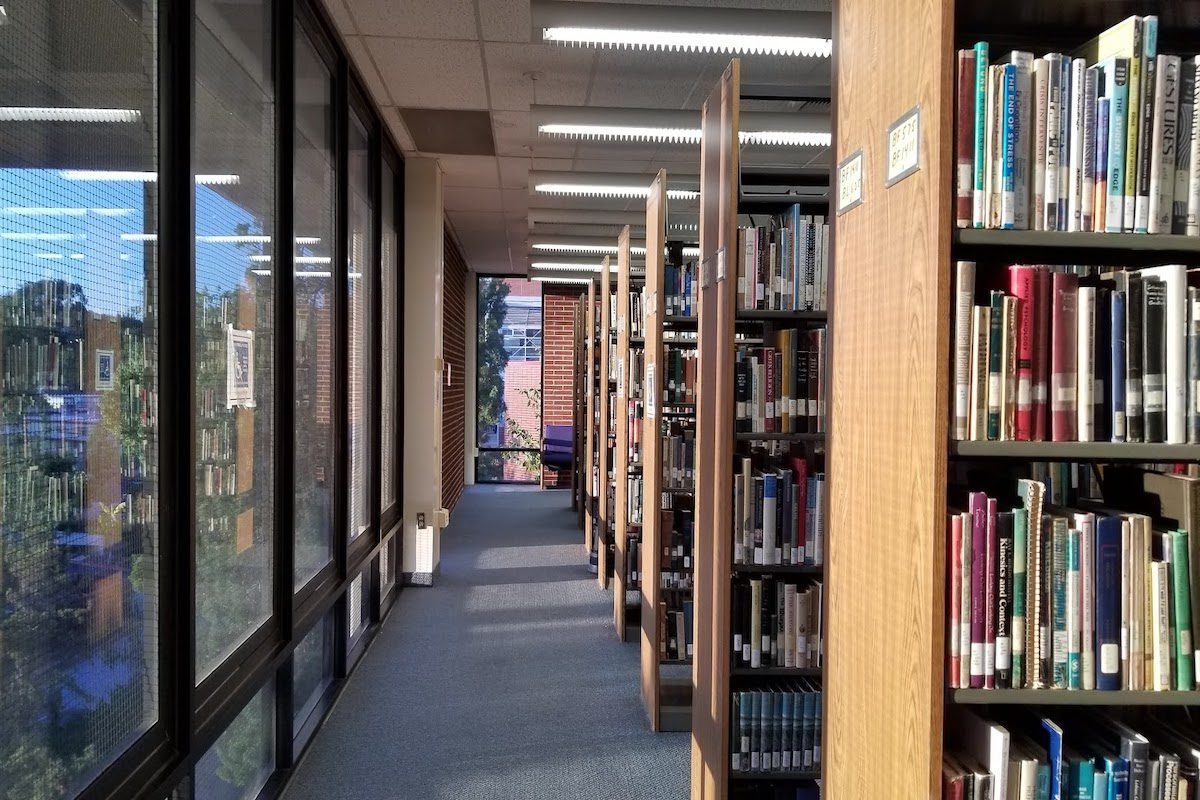 A library on a college campus 