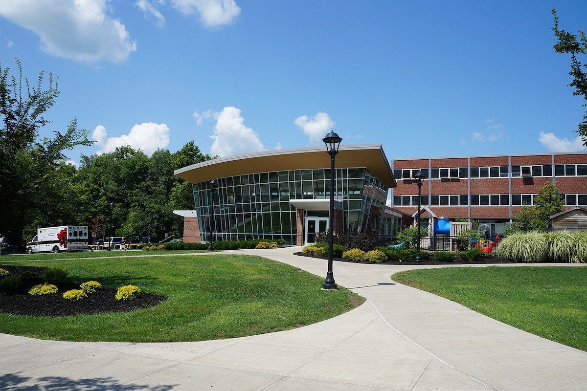 The campus of a New York City college.