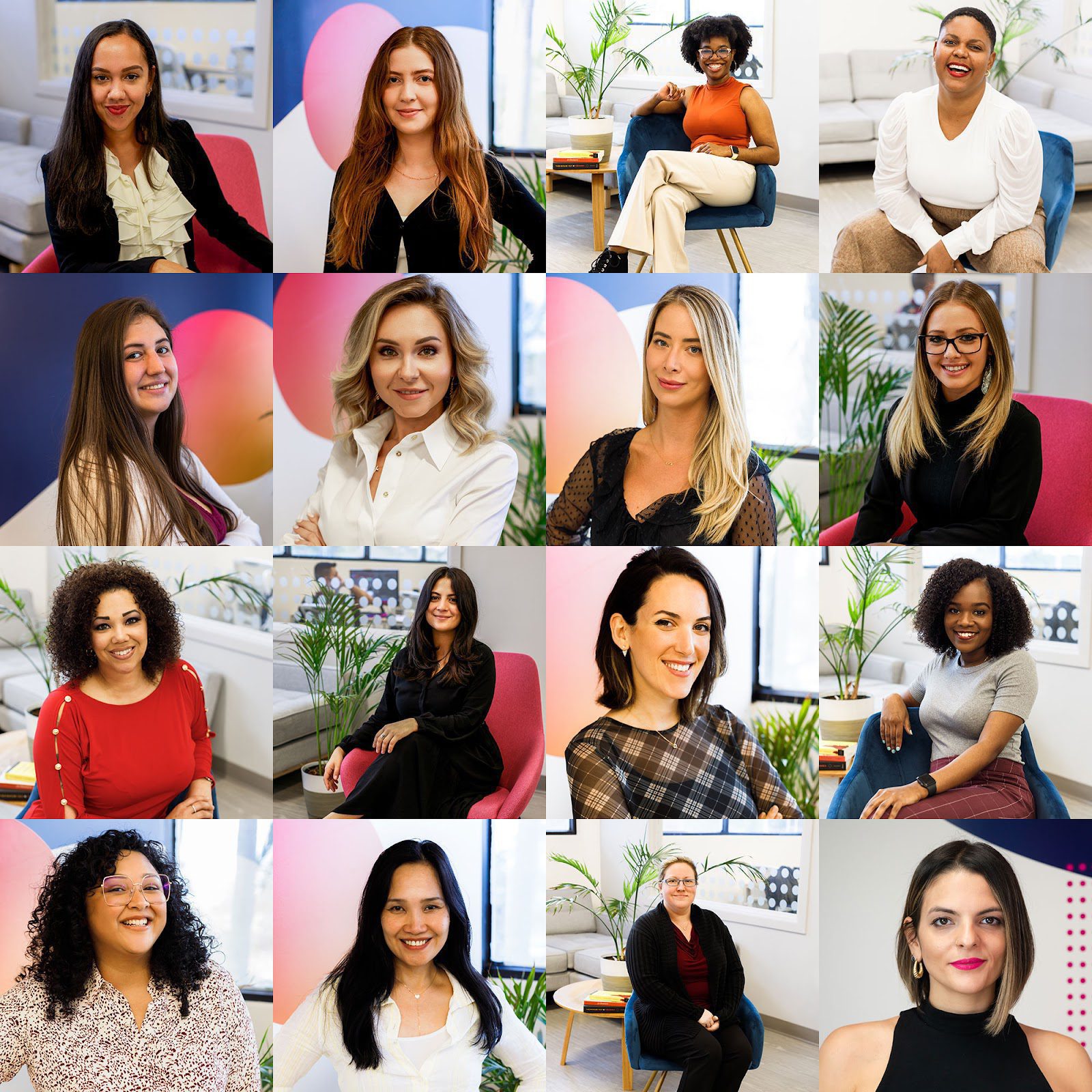 A collage of the women of Boca Code